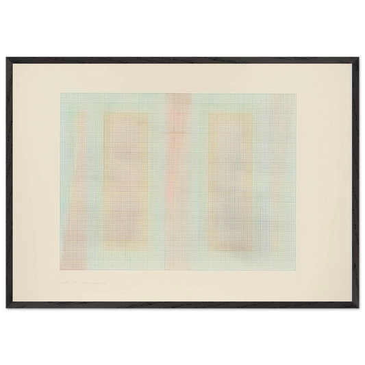 Eighths - 1967 - Mark Lancaster 70x100 cm / 28x40 inches Framed Art Print – Black Wooden Frame