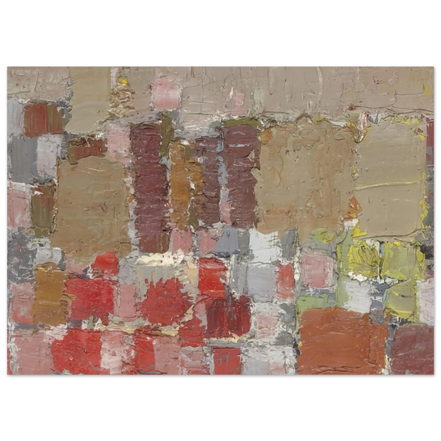 Nicolas de Stael - Composition - Art Informel Fine Art Poster