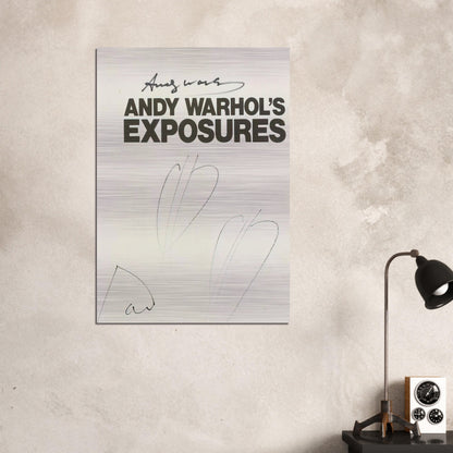 Butterfly Hearths  Andy Warhol's Exposures  - Andy Warhol Brushed Aluminum Print - 70x100 cm / 28x40 inches | Andy Warhol Aluminum Print | Andy Warhol Prints