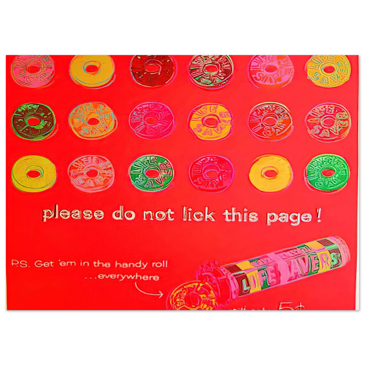 Andy Warhol - Life Savers Fine Art Poster