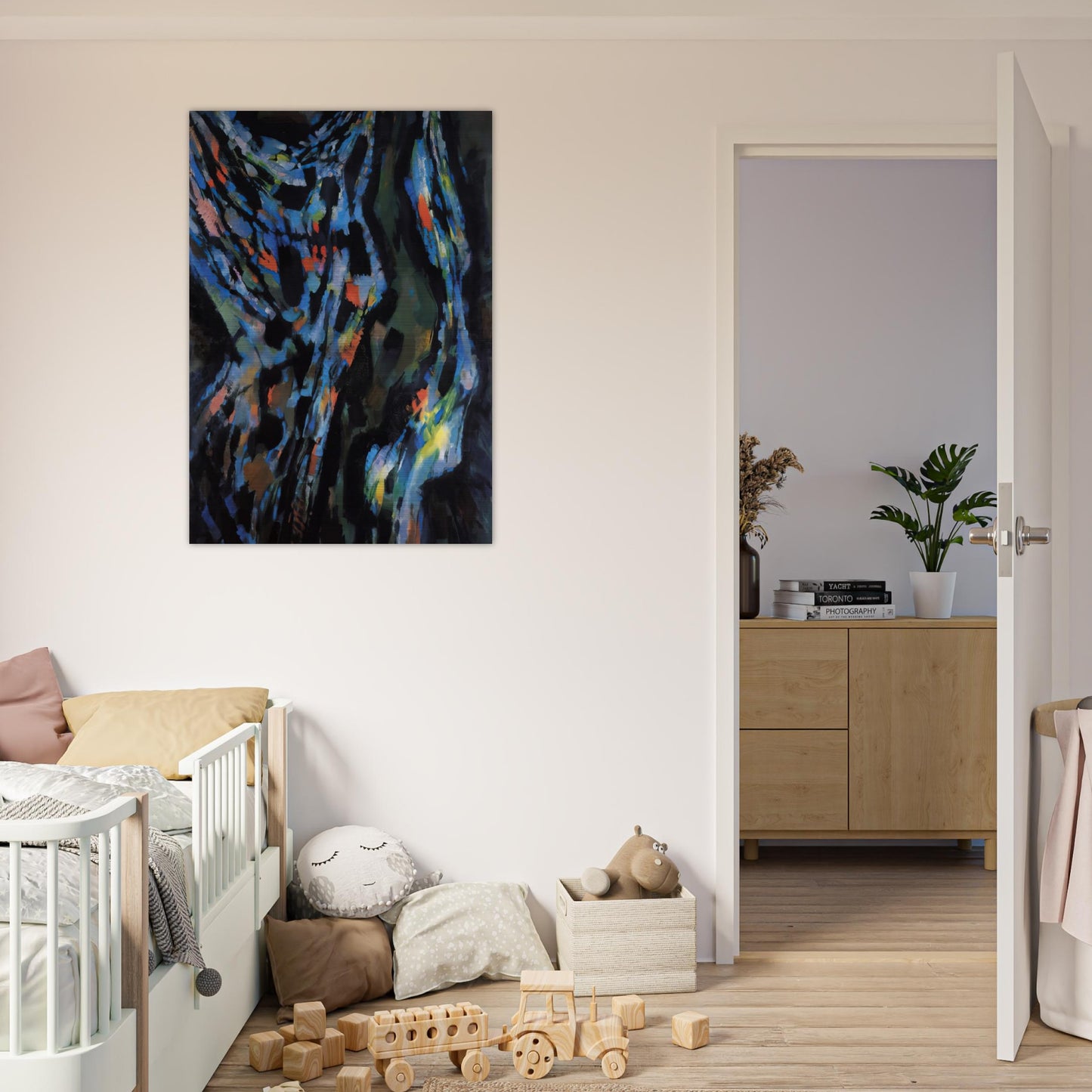 Les Ténèbres - 1962 - Alfred Manessier Brushed Aluminum Print - 70x100 cm / 28x40 inches | Alfred Manessier Aluminum Print | Alfred Manessier Prints