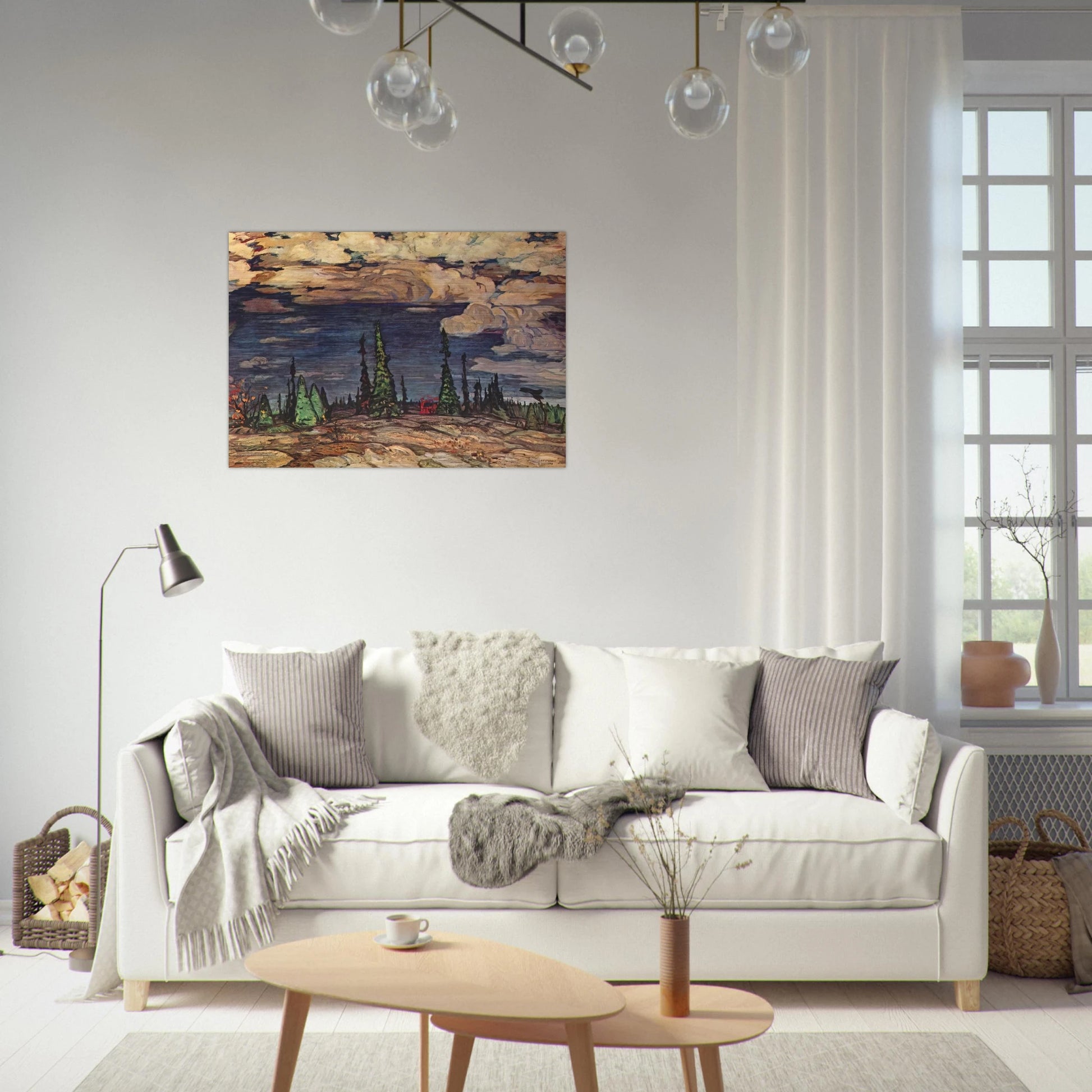 Terre Sauvage - 1913 - A.Y. Jackson Brushed Aluminum Print - 70x100 cm / 28x40 inches | A.Y. Jackson Aluminum Print | A.Y. Jackson Prints