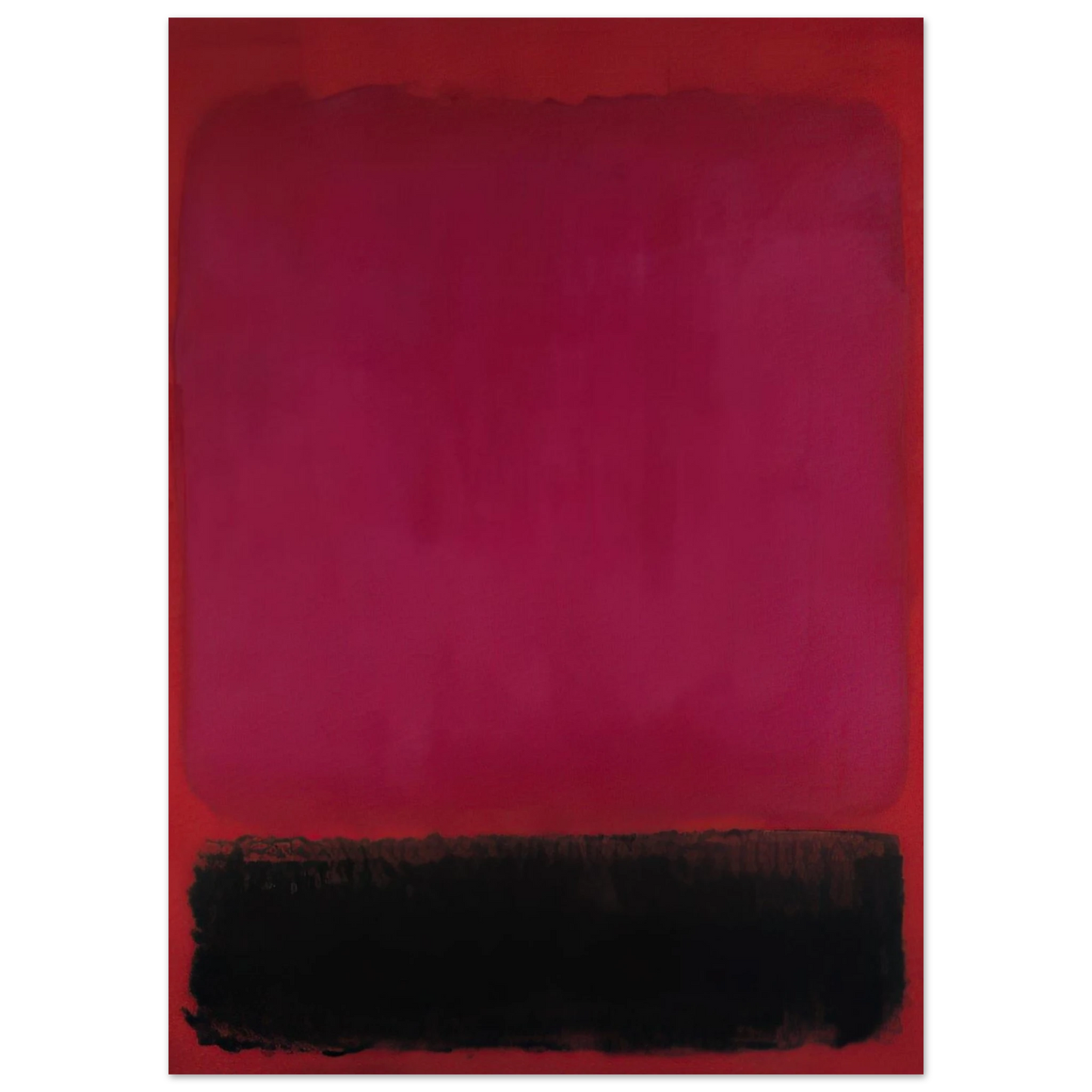 Helen Frankenthaler - Untitled - 1967 Wall art - 40x50 cm / 16x20 inches - Premium Wooden Framed Poster With Fine Art Paper-canvas - Wood frame