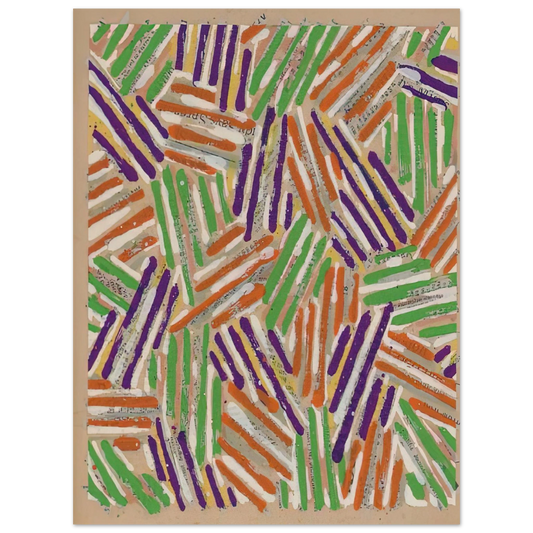 Jasper Johns - UNTITLED ULAE S13  75x100 cm / 30x40inches Fine Art Poster
