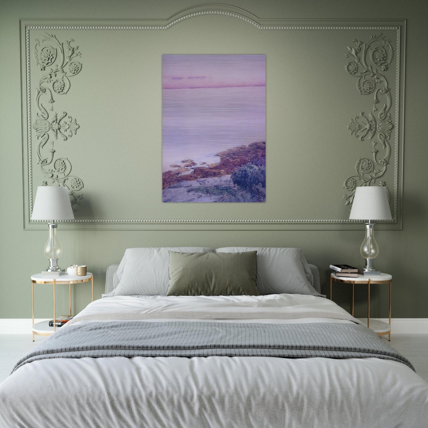 Isles of Shoals - Childe Hassam Brushed Aluminum Print - 70x100 cm / 28x40 inches | Childe Hassam Aluminum Print | Childe Hassam Prints