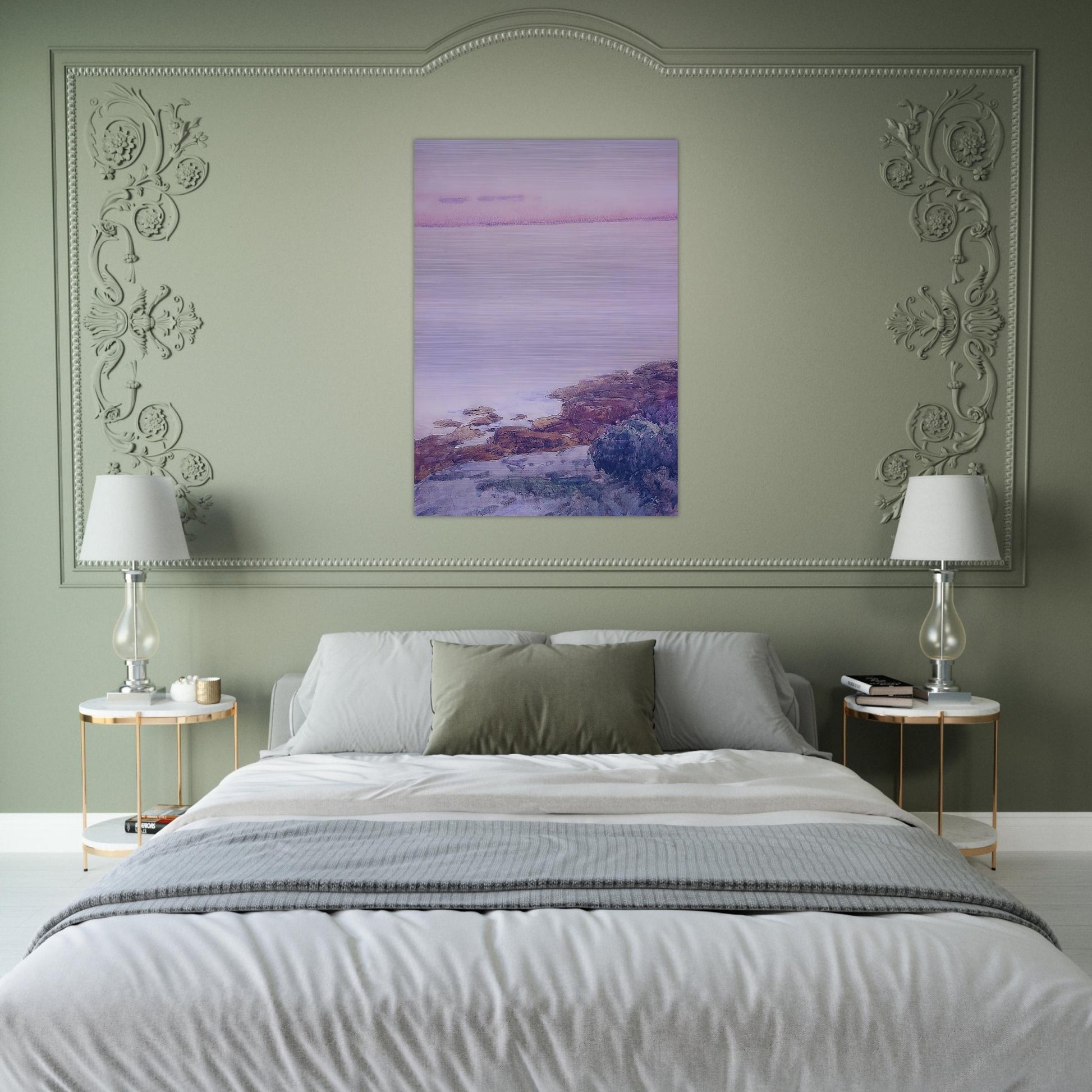 Isles of Shoals - Childe Hassam Brushed Aluminum Print - 70x100 cm / 28x40 inches | Childe Hassam Aluminum Print | Childe Hassam Prints