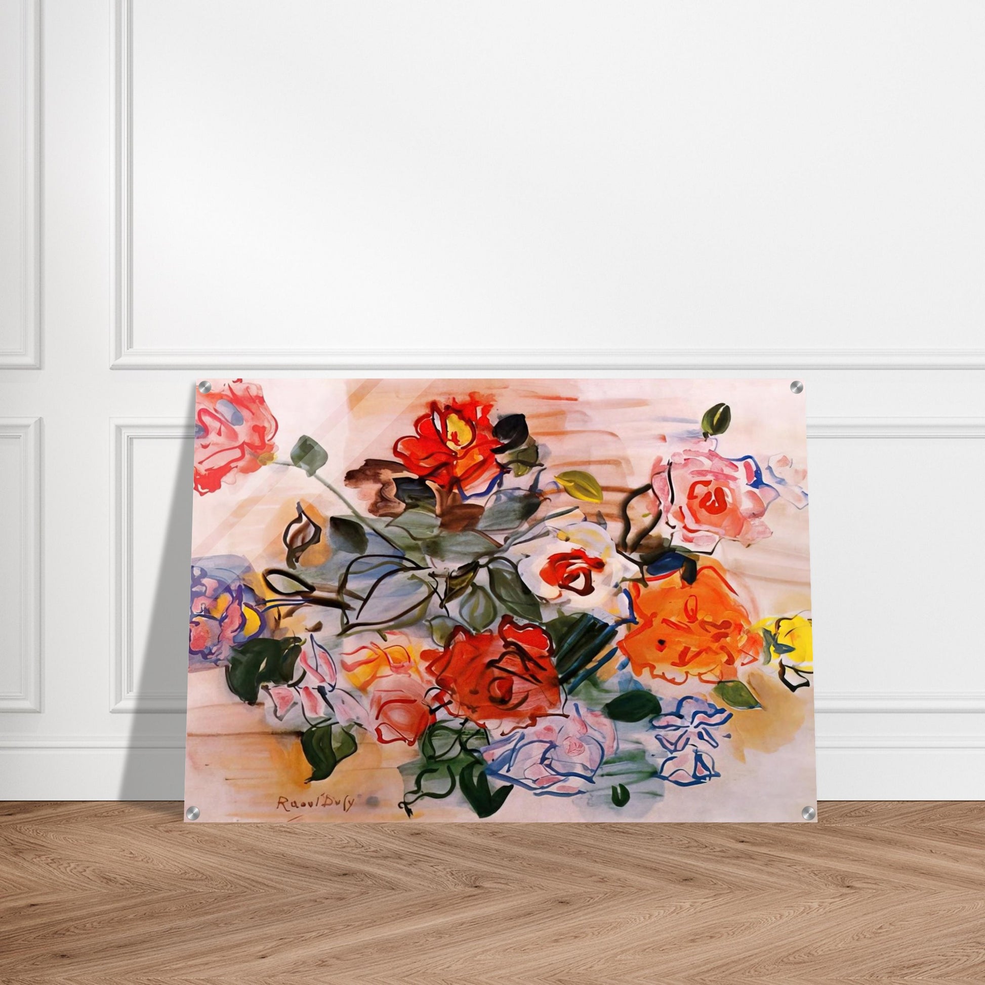 PINK BUNCH 1940 - Raoul Dufy Acrylic Print - 70x100 cm / 28x40″ inches