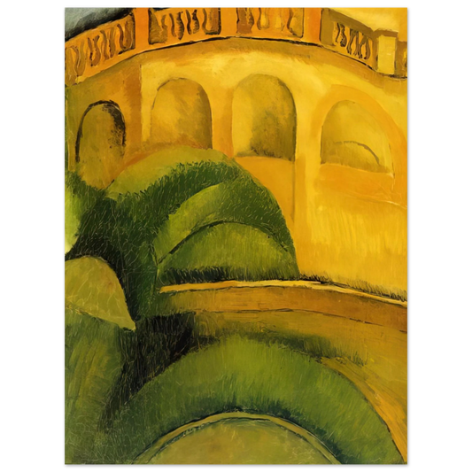 Raoul Dufy - ARCADES AT L ESTAQUE 1908  75x100 cm / 30x40inches Fine Art Poster