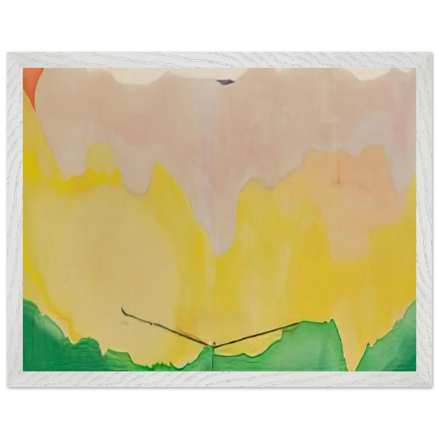 Helen Frankenthaler - Boulevard - 1973 Wall art - 40x50 cm / 16x20 Inches - Premium Wooden Framed Poster With Fine Art Paper - Wood frame
