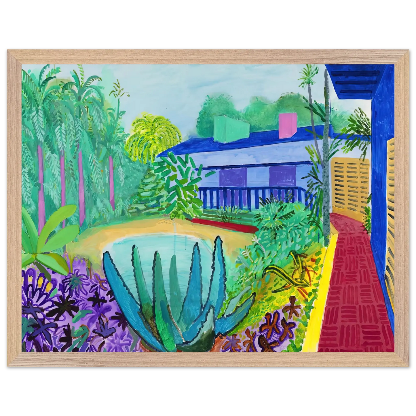 David Hockney - David Hockney Wall art - 50x70 cm / 20x28 Inches - Fine Art Poster - -