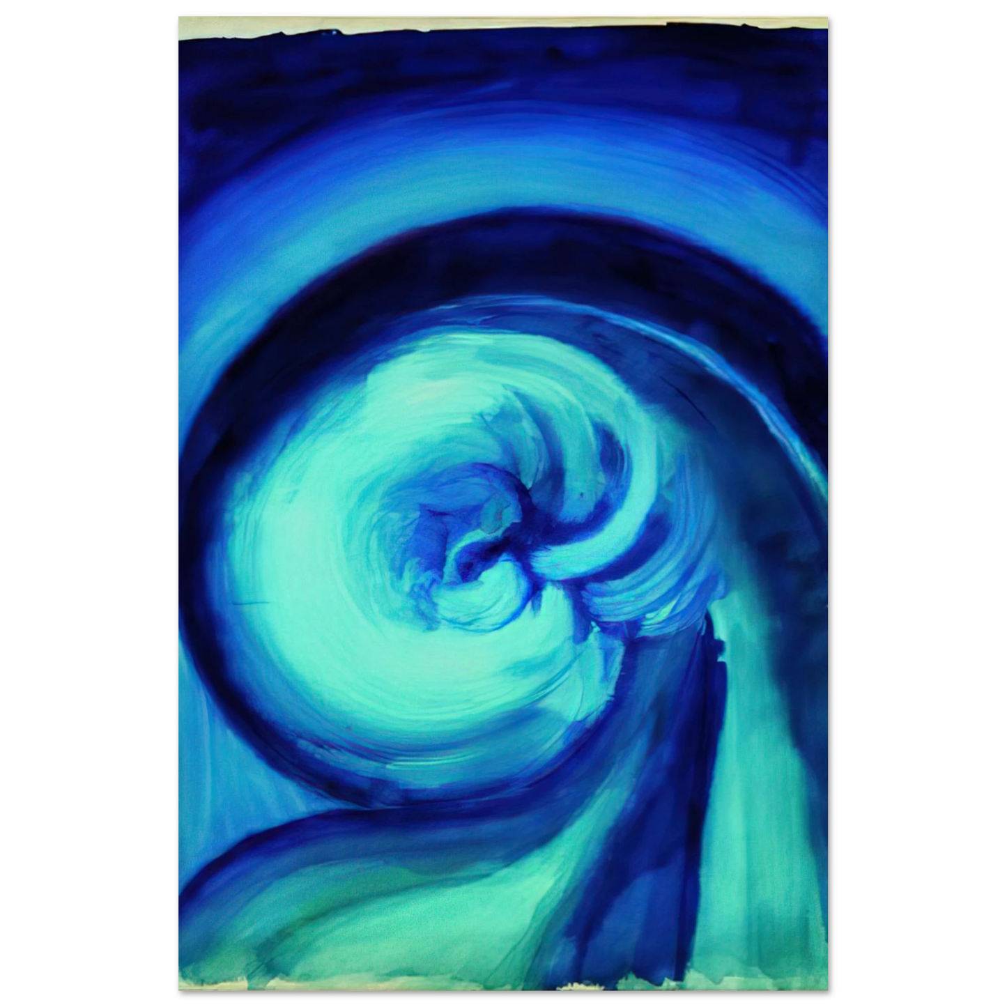 Georgia O'Keeffe - Blue I Fine Art Poster