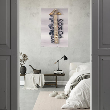 SOARING DRIBBLE GLUT 1992 - Robert Rauschenberg Brushed Aluminum Print - 70x100 cm / 28x40 inches | Robert Rauschenberg Aluminum Print | Robert Rauschenberg Prints