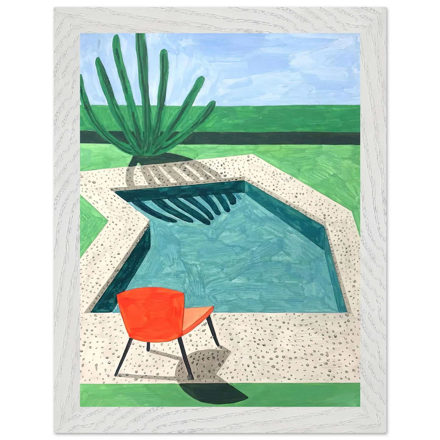 David Hockney - David Hockney Wall art - 21x29.7 cm / 8x12" - Fine Art Poster-canvas - -
