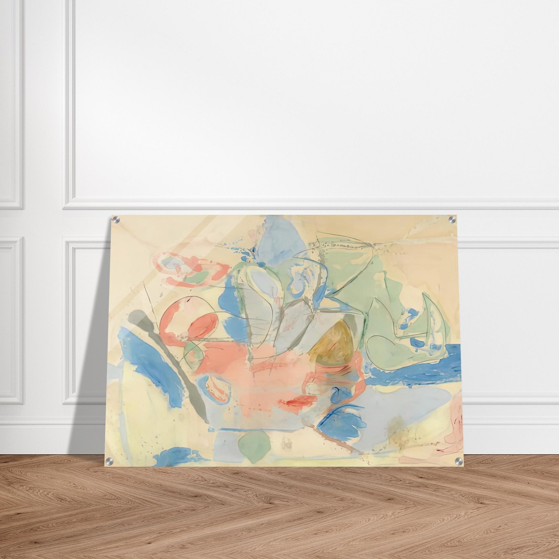Mountains and Sea, 1952- - Helen Frankenthaler Acrylic Print - 70x100 cm / 28x40″ inches