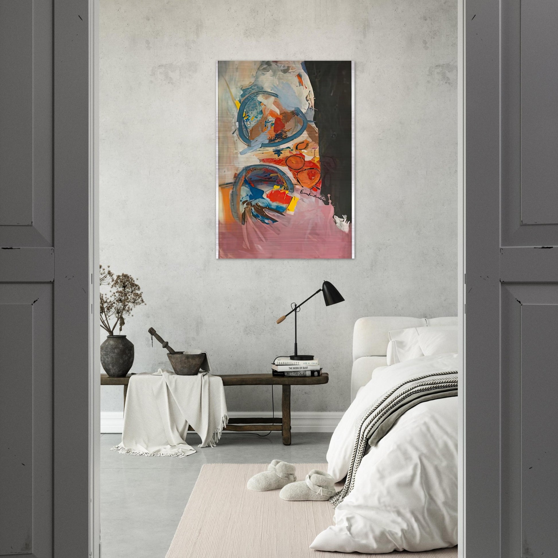 Take Off, 1956- - Helen Frankenthaler Brushed Aluminum Print - 70x100 cm / 28x40 inches | Helen Frankenthaler Aluminum Print | Helen Frankenthaler Prints