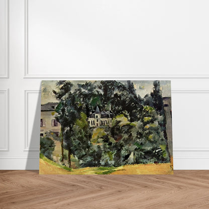 Castle of Marines - Paul Cézanne Brushed Aluminum Print - 70x100 cm / 28x40 inches | Paul Cézanne Aluminum Print | Paul Cézanne Prints