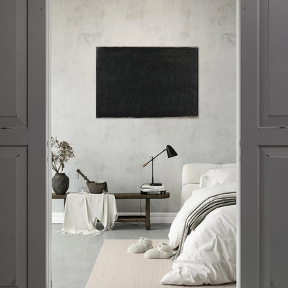 Drawing 25.4.60 - 1960 - Bob Law Brushed Aluminum Print - 70x100 cm / 28x40 inches | Bob Law Aluminum Print | Bob Law Prints