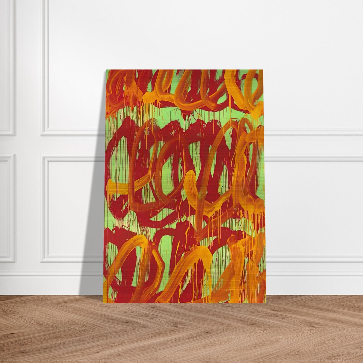 Camino Real  II  - Cy Twombly Brushed Aluminum Print - 70x100 cm / 28x40 inches | Cy Twombly Aluminum Print | Cy Twombly Prints