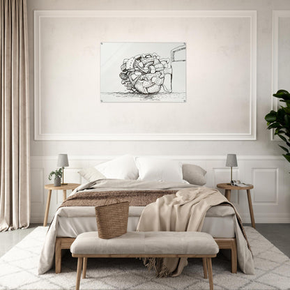 UNTITLED 1 - Philip Guston Acrylic Print - 70x100 cm / 28x40″ inches | Philip Guston Wall Art | Philip Guston Prints