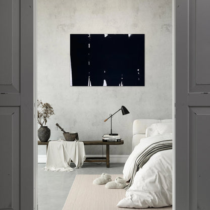 Peinture 220 x 366 cm, 14 mai 1968 - 1968 - Pierre Soulages Brushed Aluminum Print - 70x100 cm / 28x40 inches | Pierre Soulages Aluminum Print | Pierre Soulages Prints