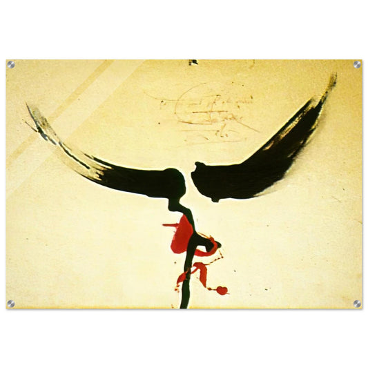 DALI S MOUSTACHE - Salvador Dali Acrylic Print - 70x100 cm / 28x40″ inches