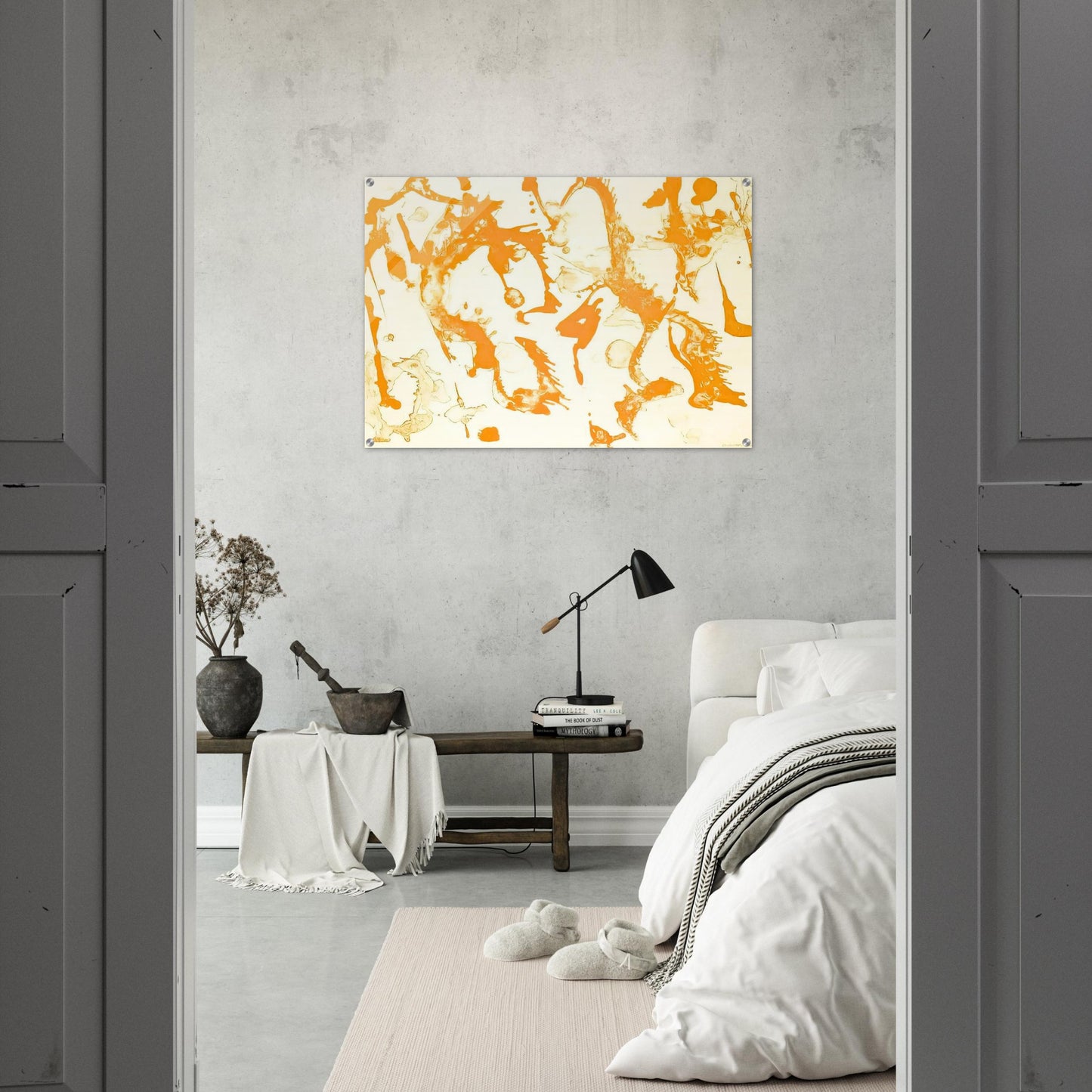Gold Stone - Lee Krasner Acrylic Print - 70x100 cm / 28x40″ inches
