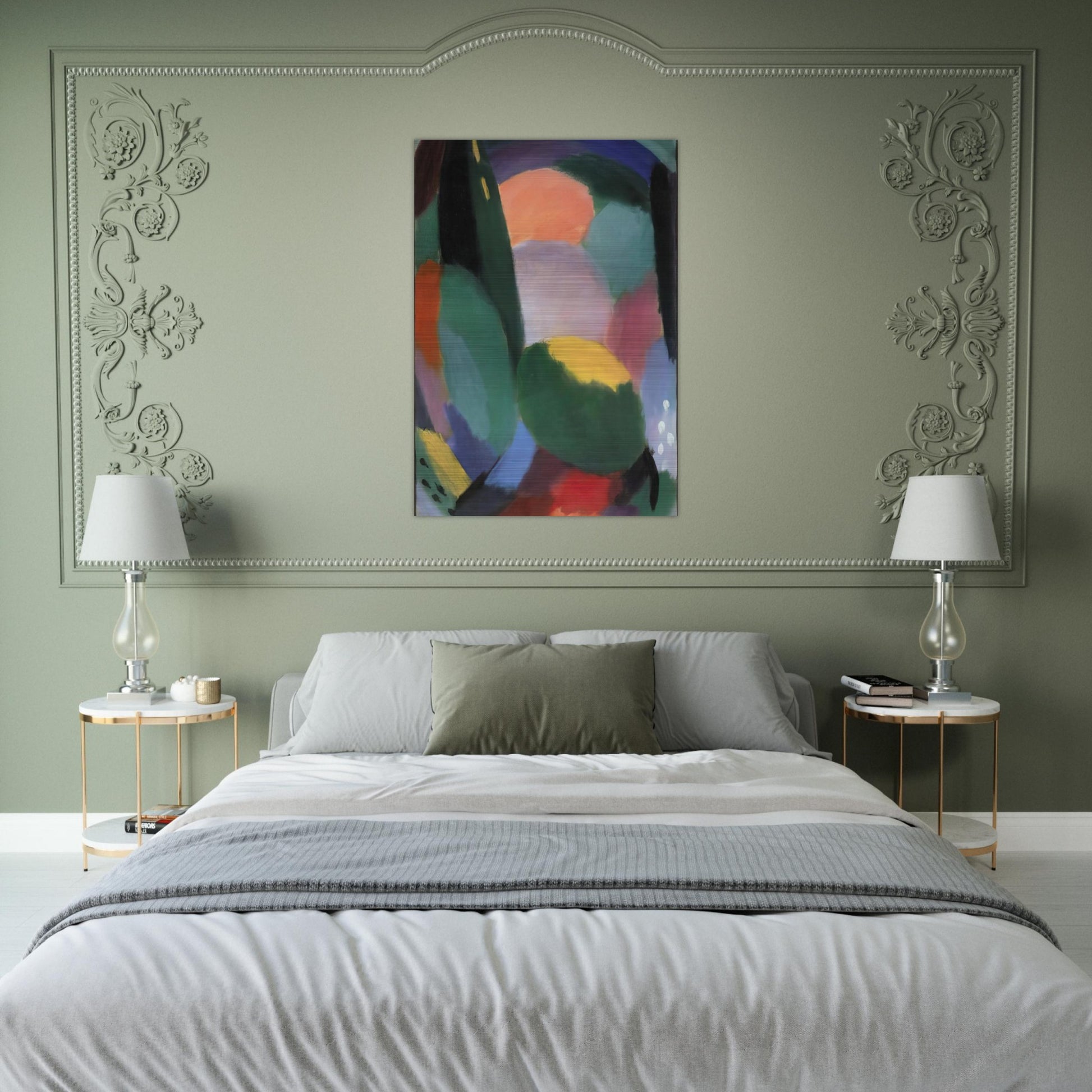 VARIATION GLORREICHER ABEND SOMMERSEGEN II 1917 - Alexej von Jawlensky Brushed Aluminum Print - 70x100 cm / 28x40 inches | Alexej von Jawlensky Aluminum Print | Alexej von Jawlensky Prints