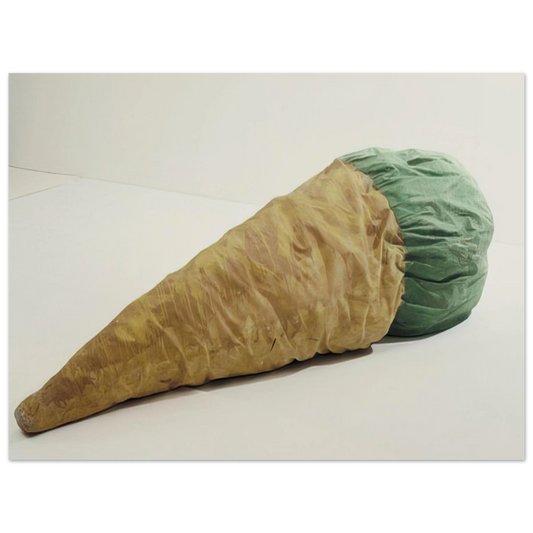 Claes Oldenburg - FLOOR CONE 1962  75x100 cm / 30x40inches Fine Art Poster