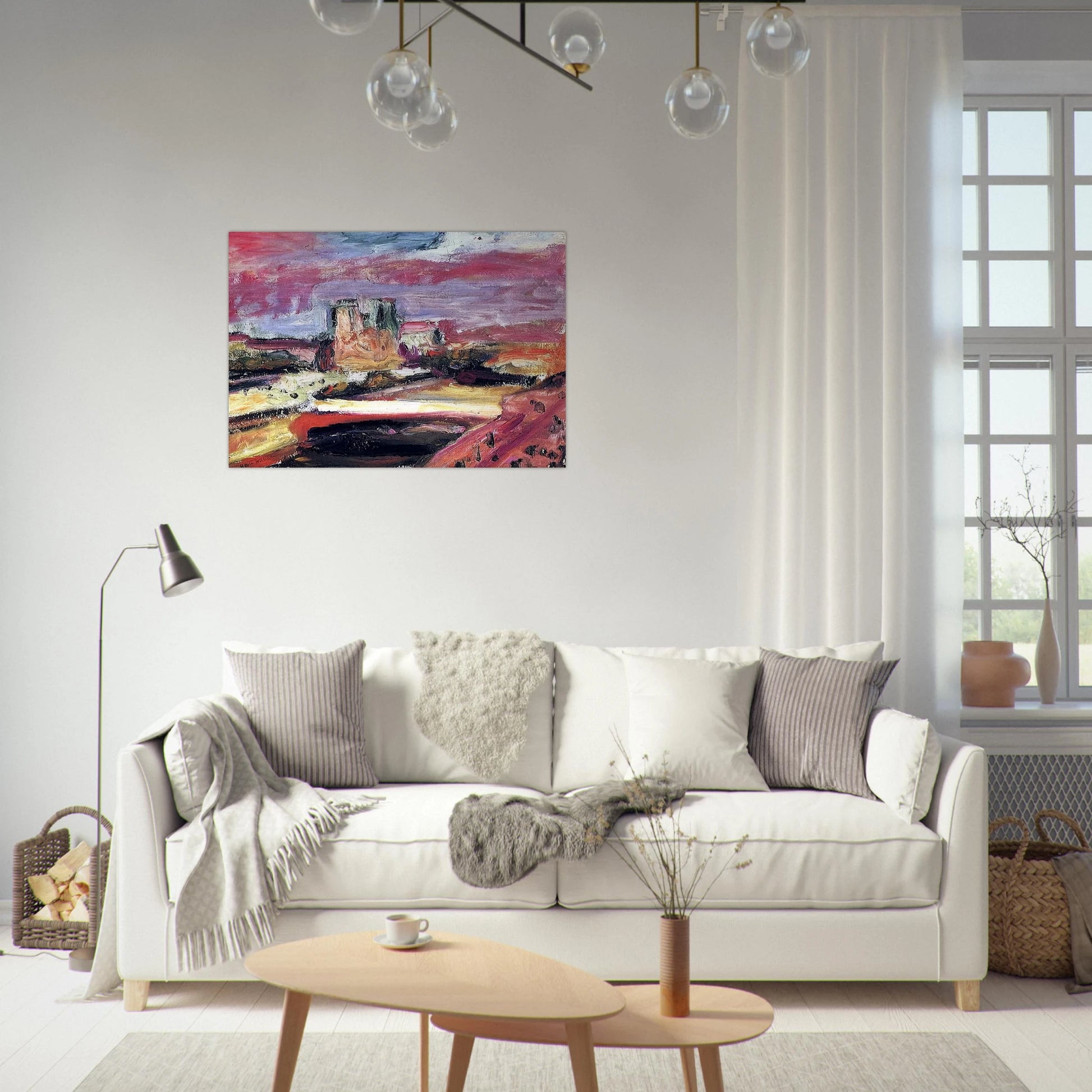 NOTRE DAME 1904 - Henri Matisse Brushed Aluminum Print - 70x100 cm / 28x40 inches | Henri Matisse Aluminum Print | Henri Matisse Prints