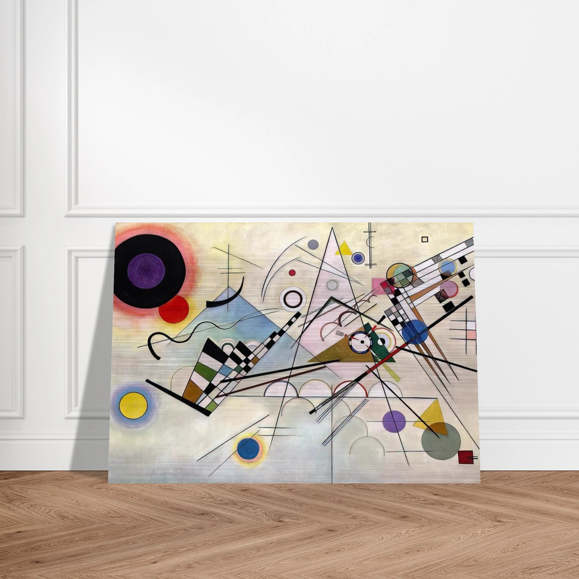 COMPOSITION 8 1923 - Wassily Kandinsky Brushed Aluminum Print - 70x100 cm / 28x40 inches | Wassily Kandinsky Aluminum Print | Wassily Kandinsky Prints