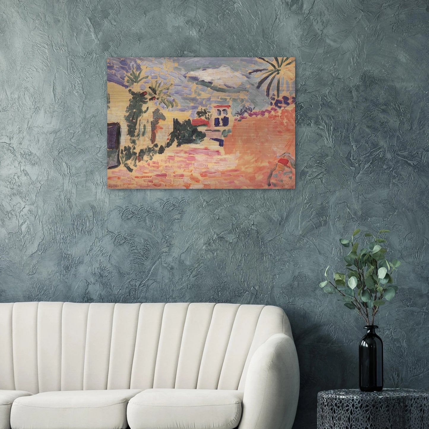 STREET AT BISKRA 1906 - Henri Matisse Brushed Aluminum Print - 70x100 cm / 28x40 inches | Henri Matisse Aluminum Print | Henri Matisse Prints