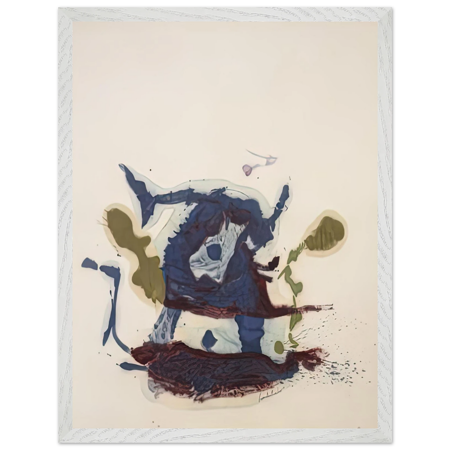 Helen Frankenthaler - Vessel, 1961- Wall Art - 60x80 cm / 24x32 inches - Fine Art Poster-canvas - -