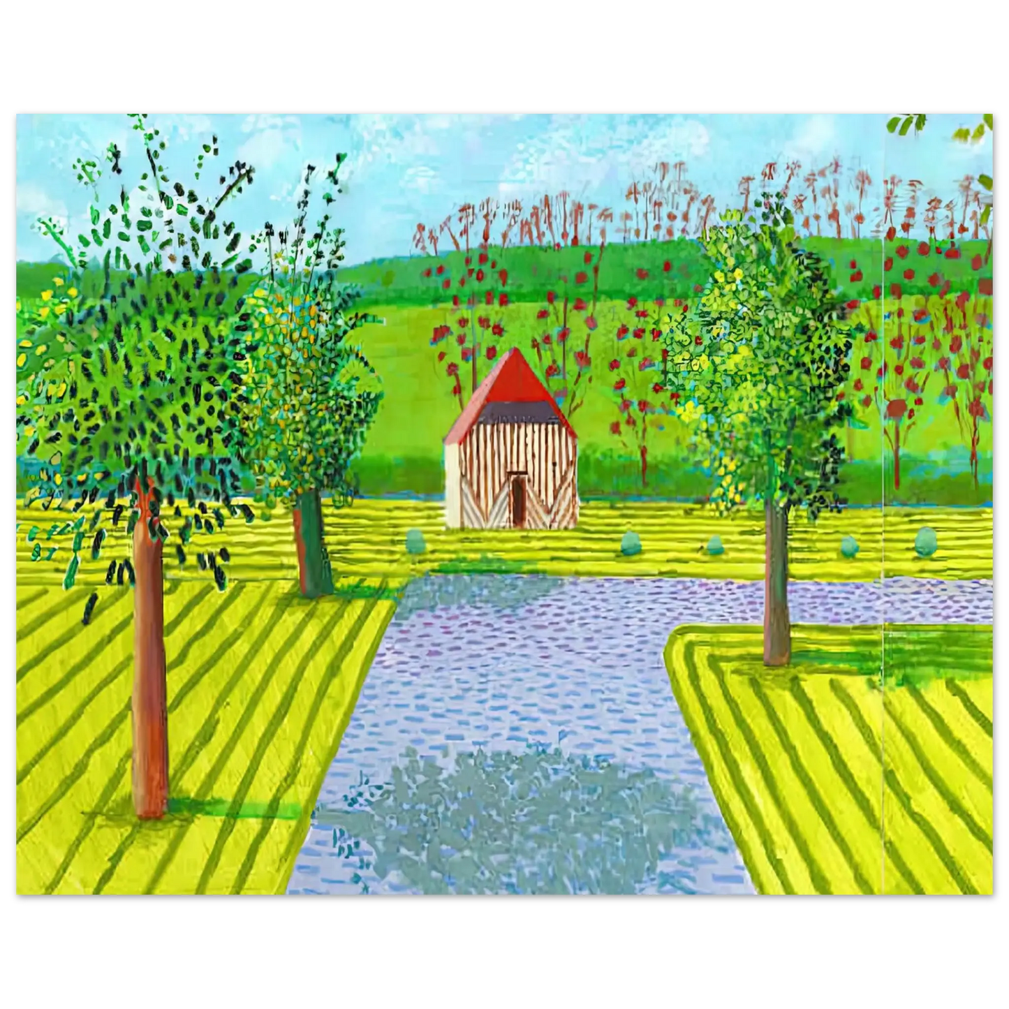 David Hockney - David Hockney Wall art - A3 (29.7 x 42  cm) - Fine Art Poster - -