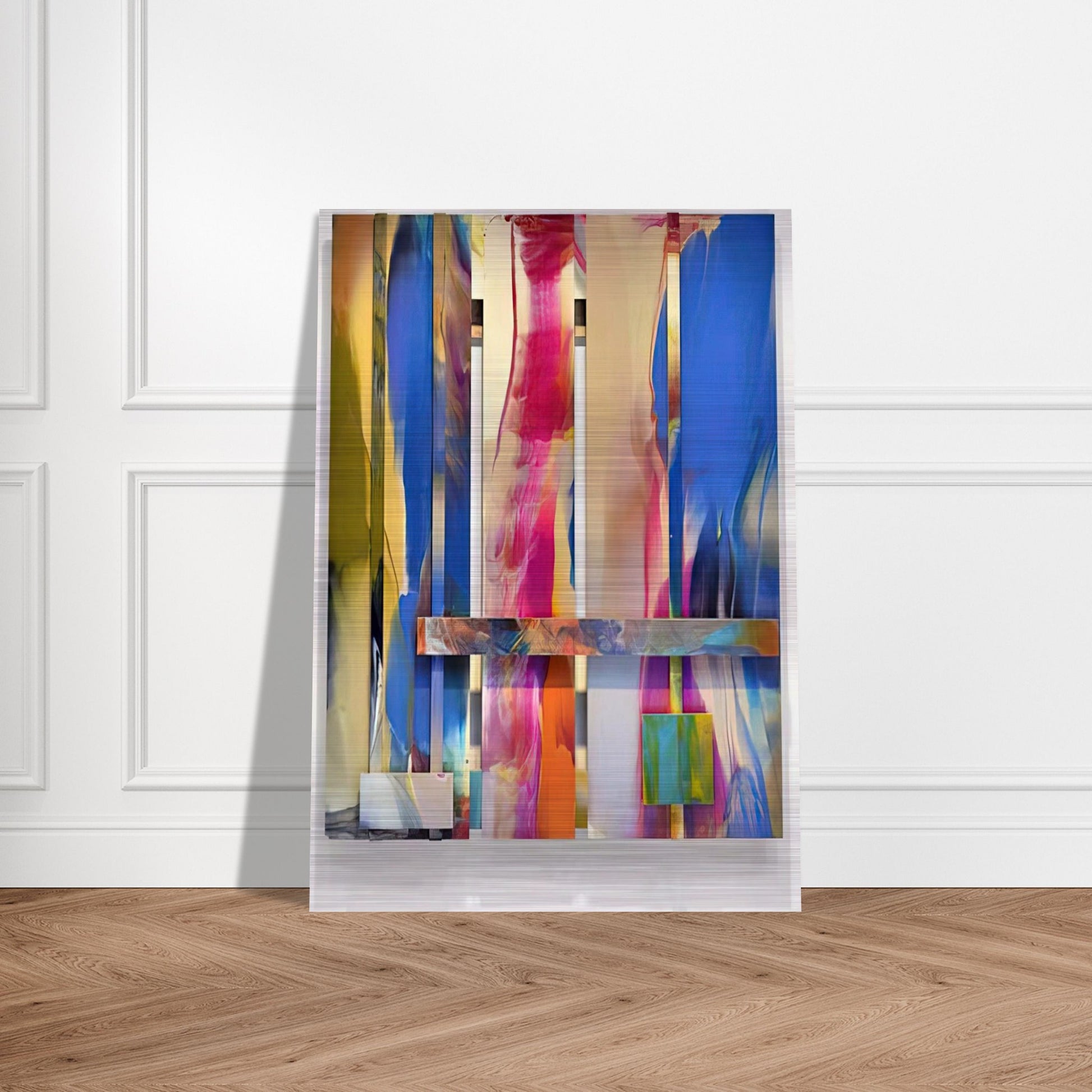 Wide - Sam Gilliam Brushed Aluminum Print - 70x100 cm / 28x40 inches | Sam Gilliam Aluminum Print | Sam Gilliam Prints