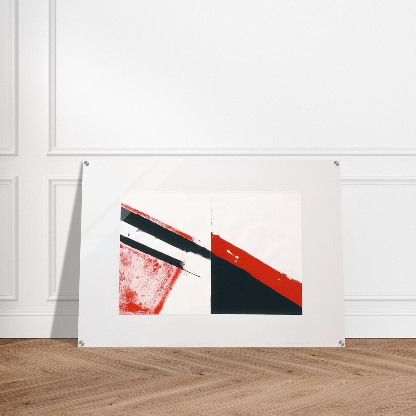Who knows the beginning and who knows the end I - 1976 - Blinky Palermo Acrylic Print - 70x100 cm / 28x40″ inches