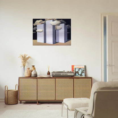 A STORM 1932 - Rene Magritte Brushed Aluminum Print - 70x100 cm / 28x40 inches | Rene Magritte Aluminum Print | Rene Magritte Prints