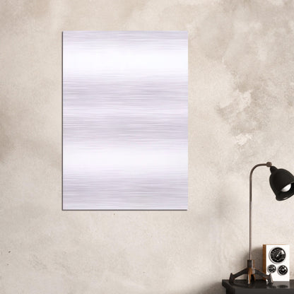 WHITE PAINTING 1951 - Robert Rauschenberg Brushed Aluminum Print - 70x100 cm / 28x40 inches | Robert Rauschenberg Aluminum Print | Robert Rauschenberg Prints