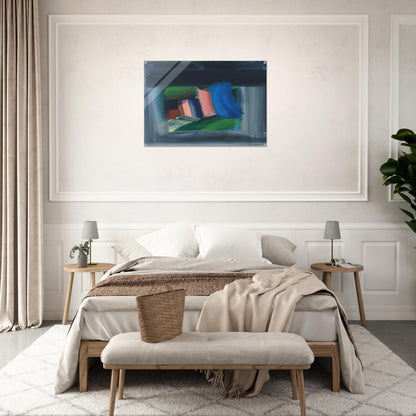 Rain - 1989 - Howard Hodgkin Acrylic Print - 70x100 cm / 28x40″ inches