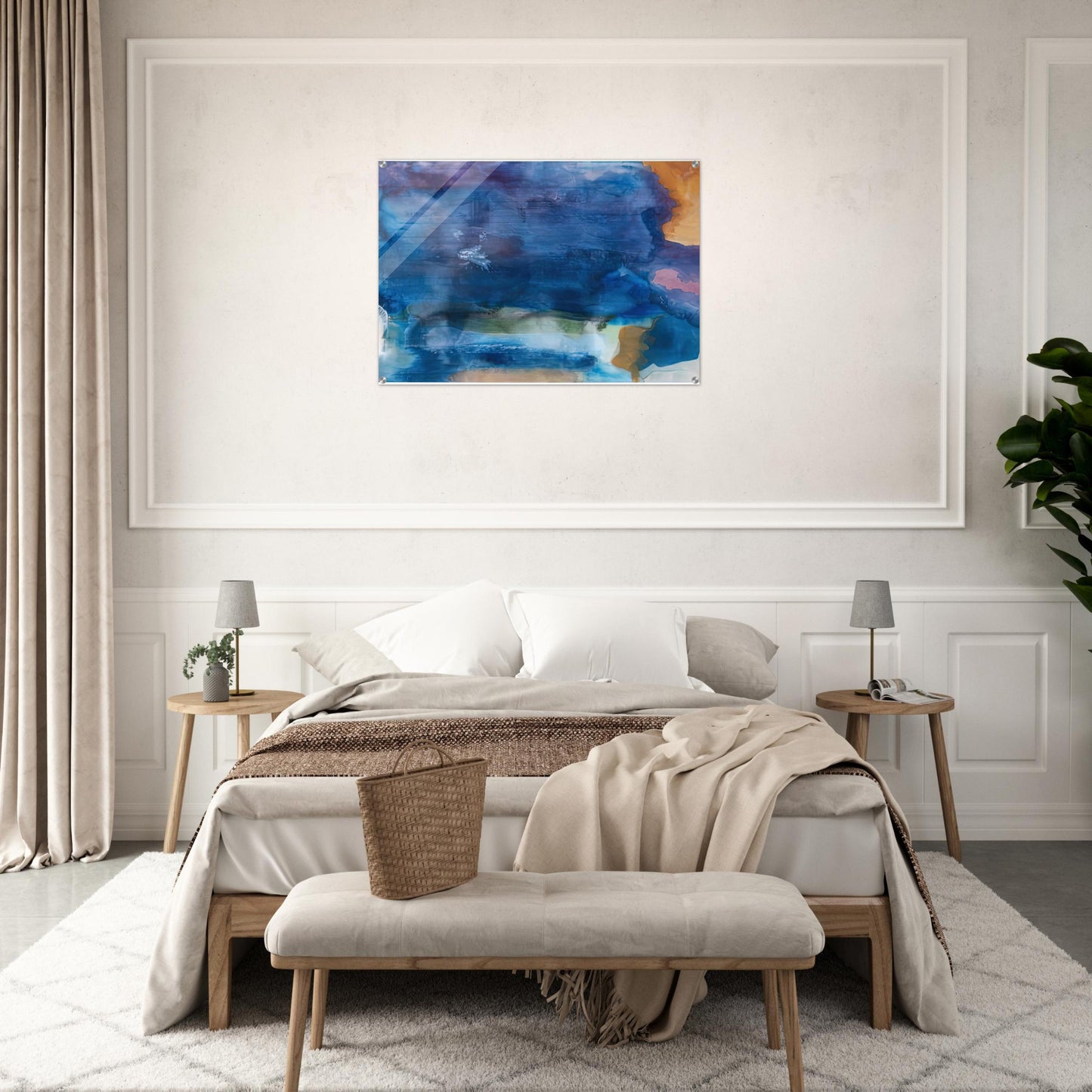 Riverhead, 1963-64- - Helen Frankenthaler Acrylic Print - 70x100 cm / 28x40″ inches