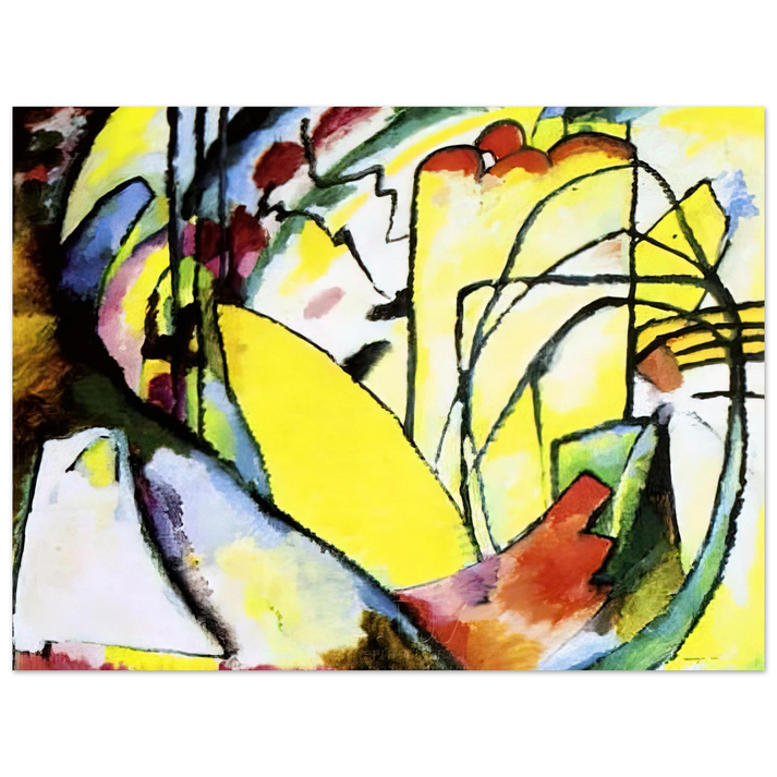 Wassily Kandinsky - IMPROVISATION 10 1910  75x100 cm / 30x40inches Fine Art Poster