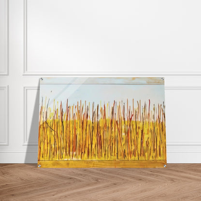 Campo di grano - 1984 - Mario Schifano Acrylic Print - 70x100 cm / 28x40″ inches