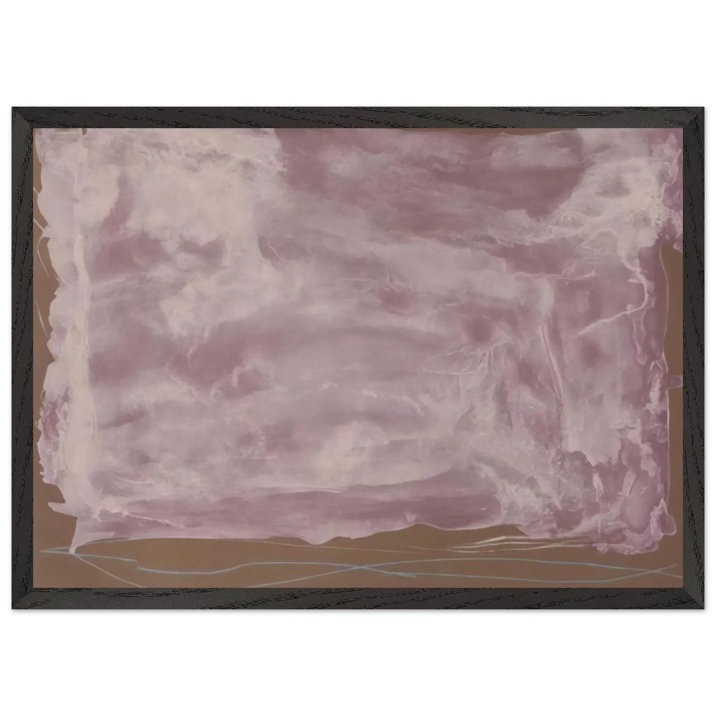 Helen Frankenthaler - Soho Dreams - 1987 Wall art - A1 (59.4 x 84.1  cm) - Premium Wooden Framed Poster With Fine Art Paper - Wood frame