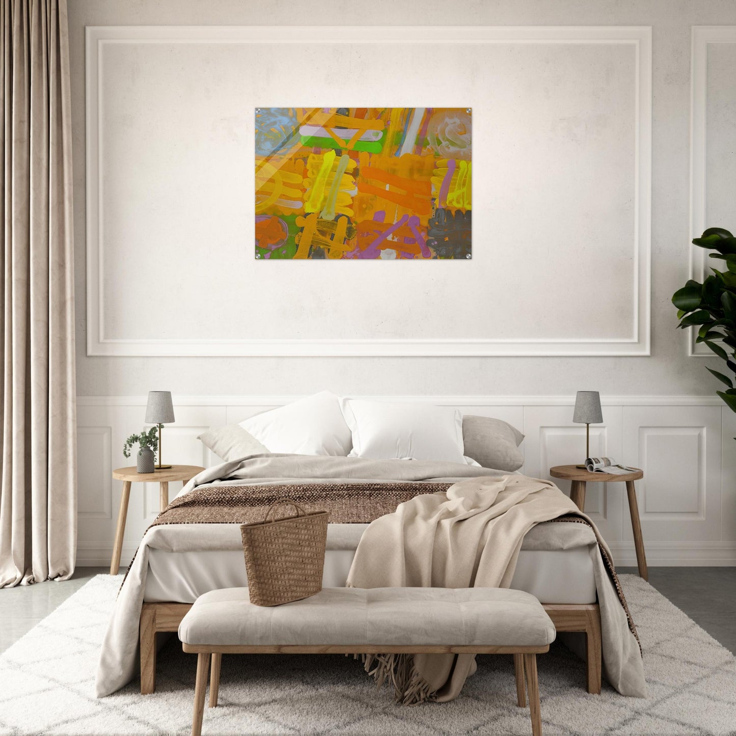 Pomona - 1991 - Albert Irvin Acrylic Print - 70x100 cm / 28x40″ inches