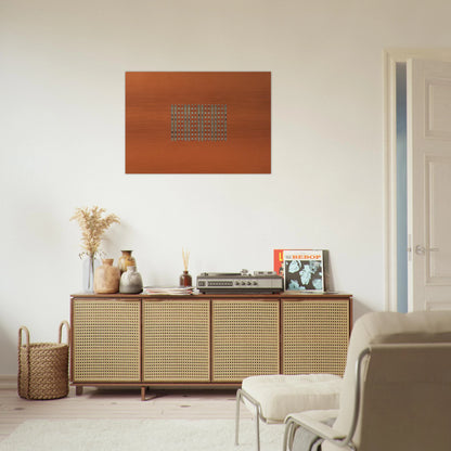 Idea - 1964 - Dieter Roth Brushed Aluminum Print - 70x100 cm / 28x40 inches | Dieter Roth Aluminum Print | Dieter Roth Prints