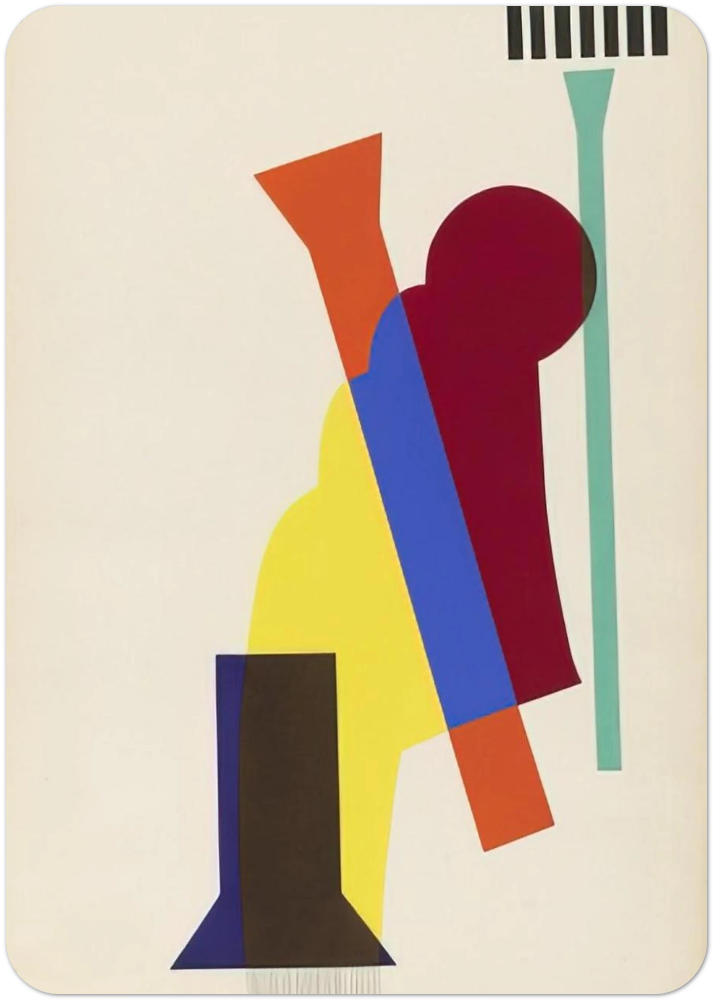 CONCRETE MIXER FROM THE PORTFOLIO REVOLVING DOORS 1926 By Man Ray Pack of 10 Post Cards | Man Ray Post Cards | A6 (10.5 x 14.8 cm) - 4.1 x 5.8 inches