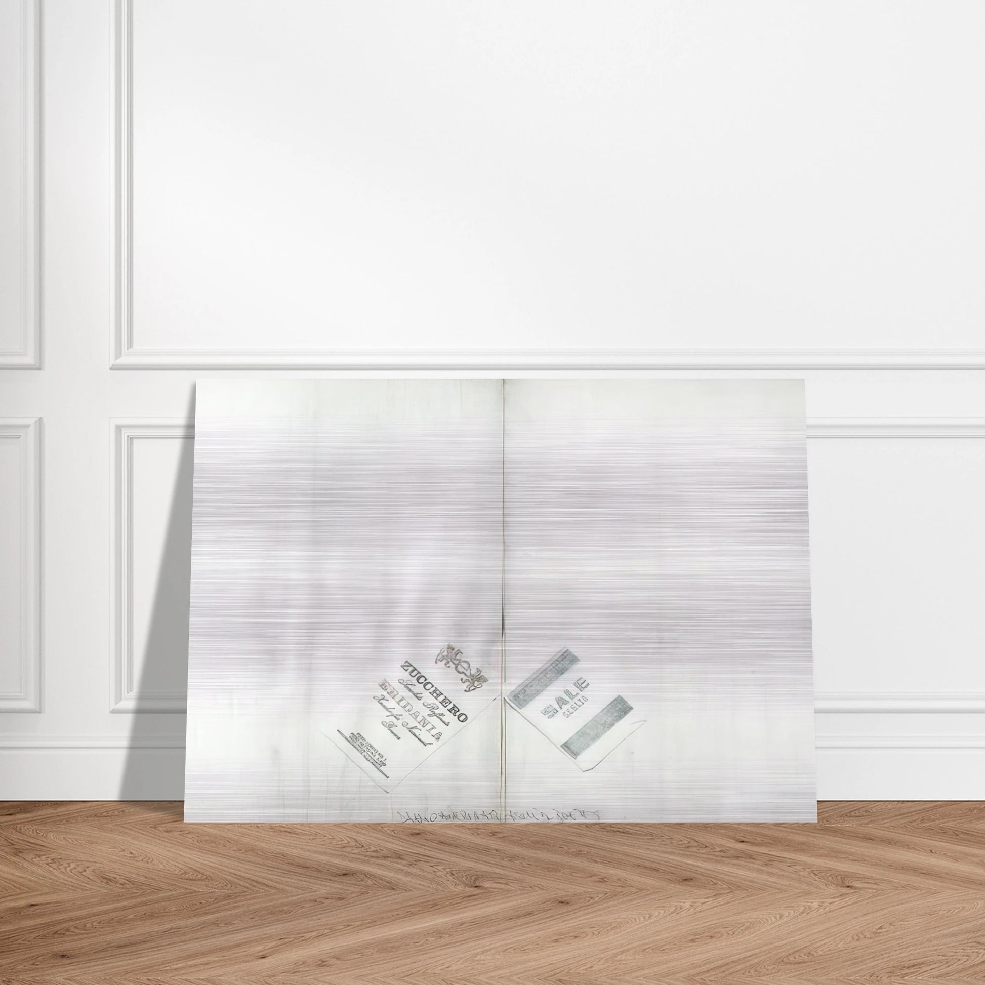 DA ALIGHIERO NATI A GUIDO BOETTI 1986 - Alighiero Boetti Brushed Aluminum Print - 70x100 cm / 28x40 inches | Alighiero Boetti Aluminum Print | Alighiero Boetti Prints