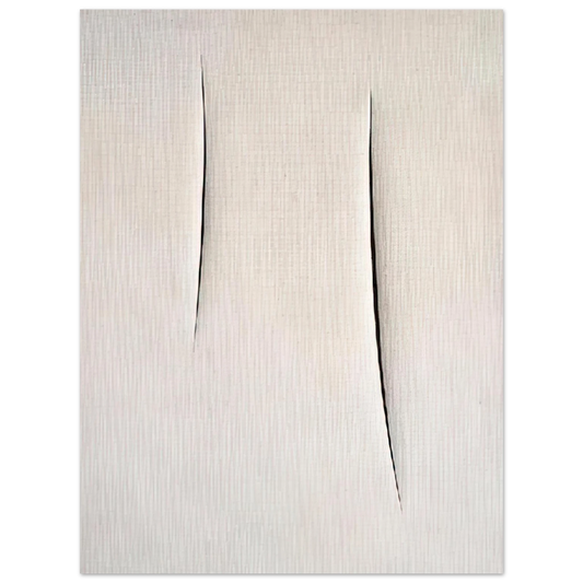 Lucio Fontana - Concept Spatiale - 1959  75x100 cm / 30x40inches Fine Art Poster