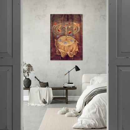STILL LIFE RESLICITANDO 1963 - Remedios Varo Brushed Aluminum Print - 70x100 cm / 28x40 inches | Remedios Varo Aluminum Print | Remedios Varo Prints