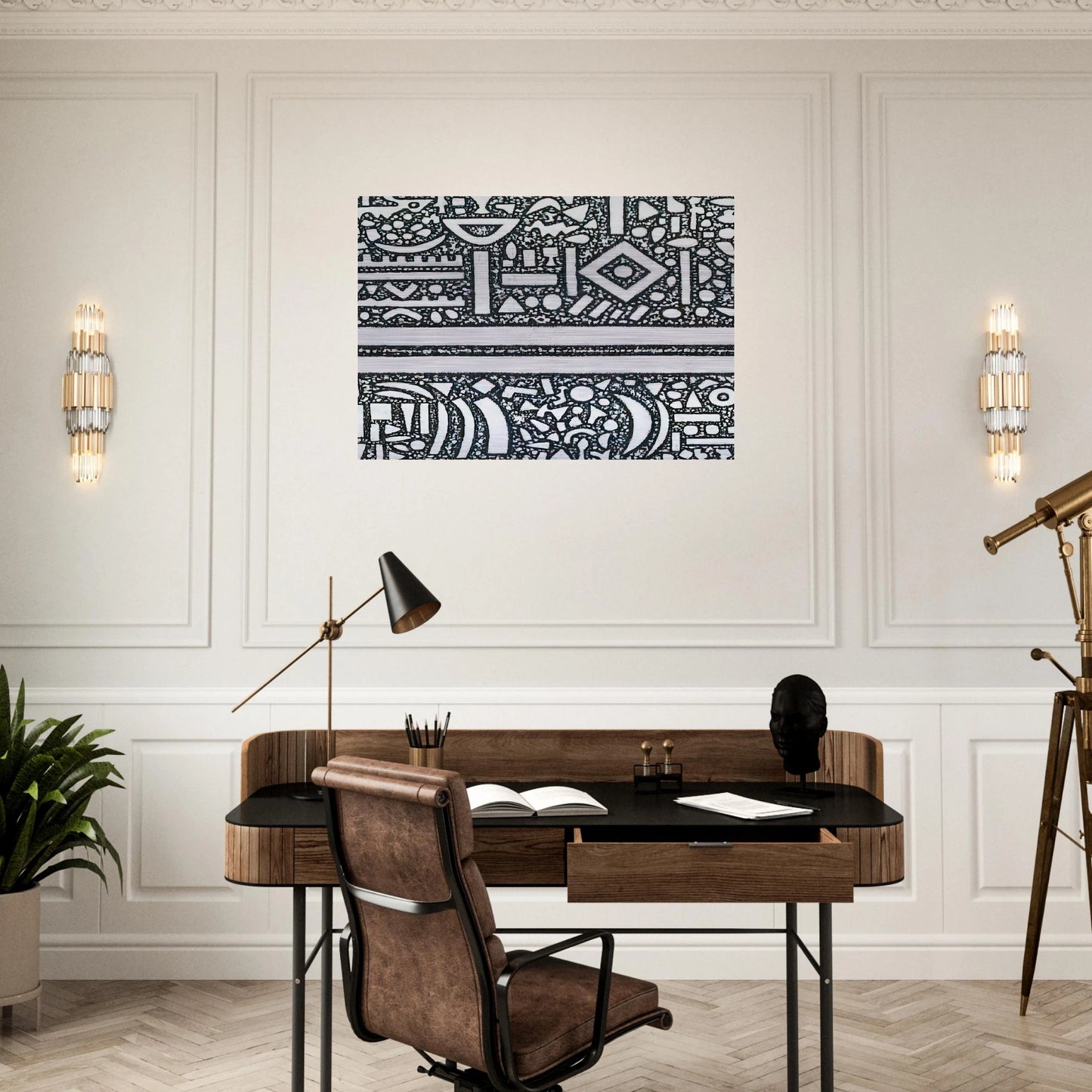 From the Edge of Darkness - Richard Pousette-Dart Brushed Aluminum Print - 70x100 cm / 28x40 inches | Richard Pousette-Dart Aluminum Print | Richard Pousette-Dart Prints