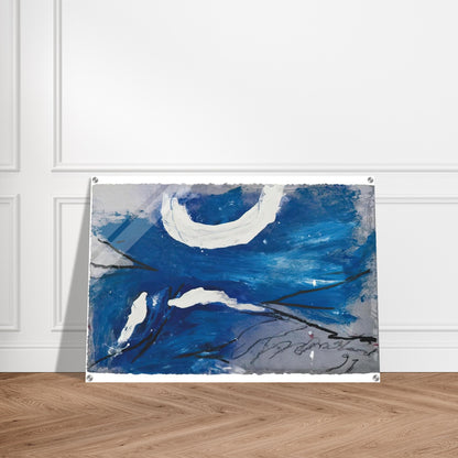 GG-10 - 1991 - Emil Schumacher Acrylic Print - 70x100 cm / 28x40″ inches